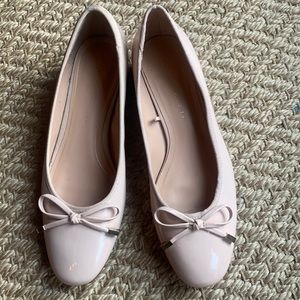 Zara Trafaluc baby pink bow flats size 39/ US 8